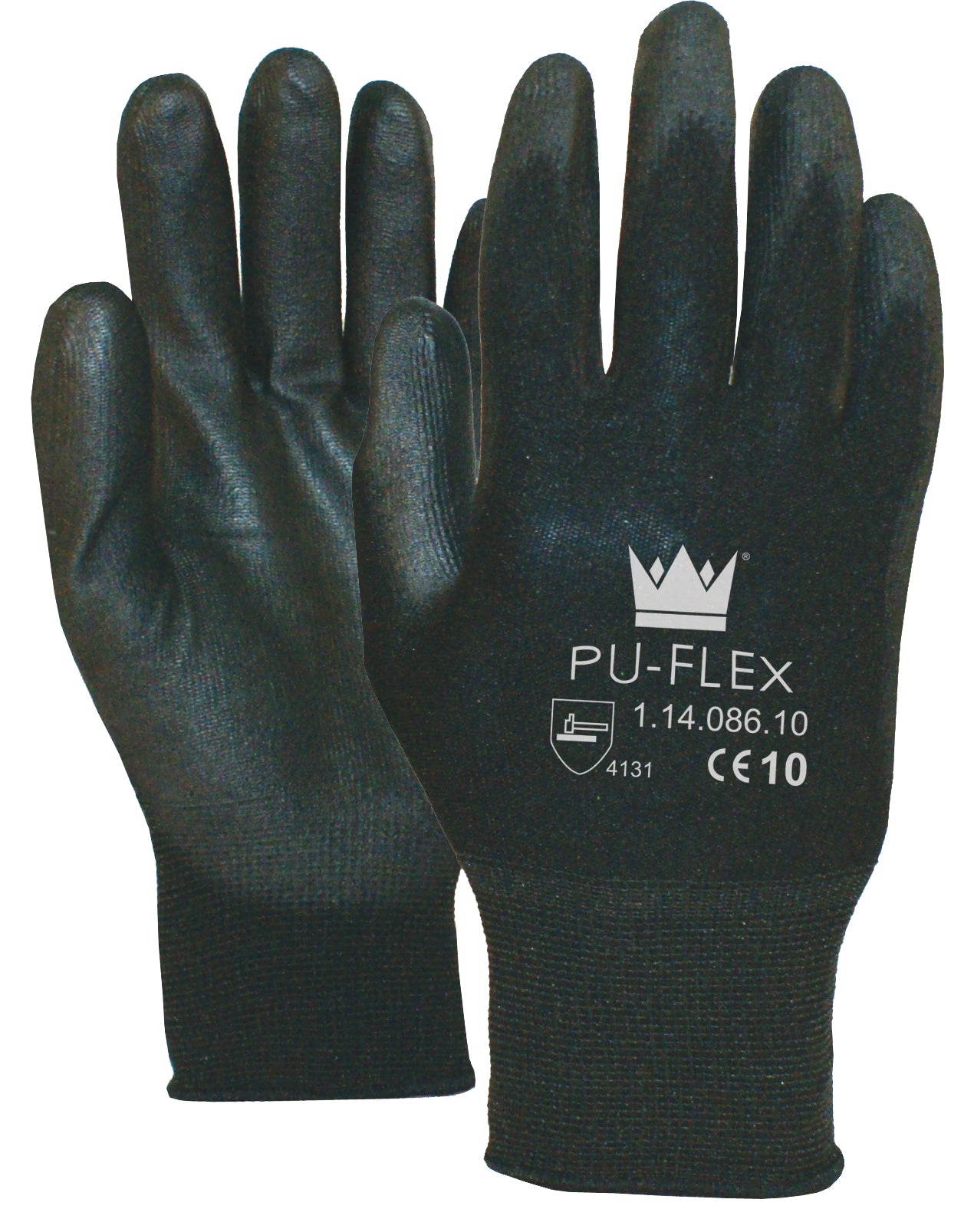 Werkhandschoenen PU-flex nylon mt 10