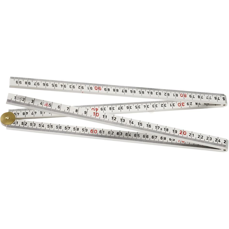 Duimstok timmermansmodel nylon 1 m