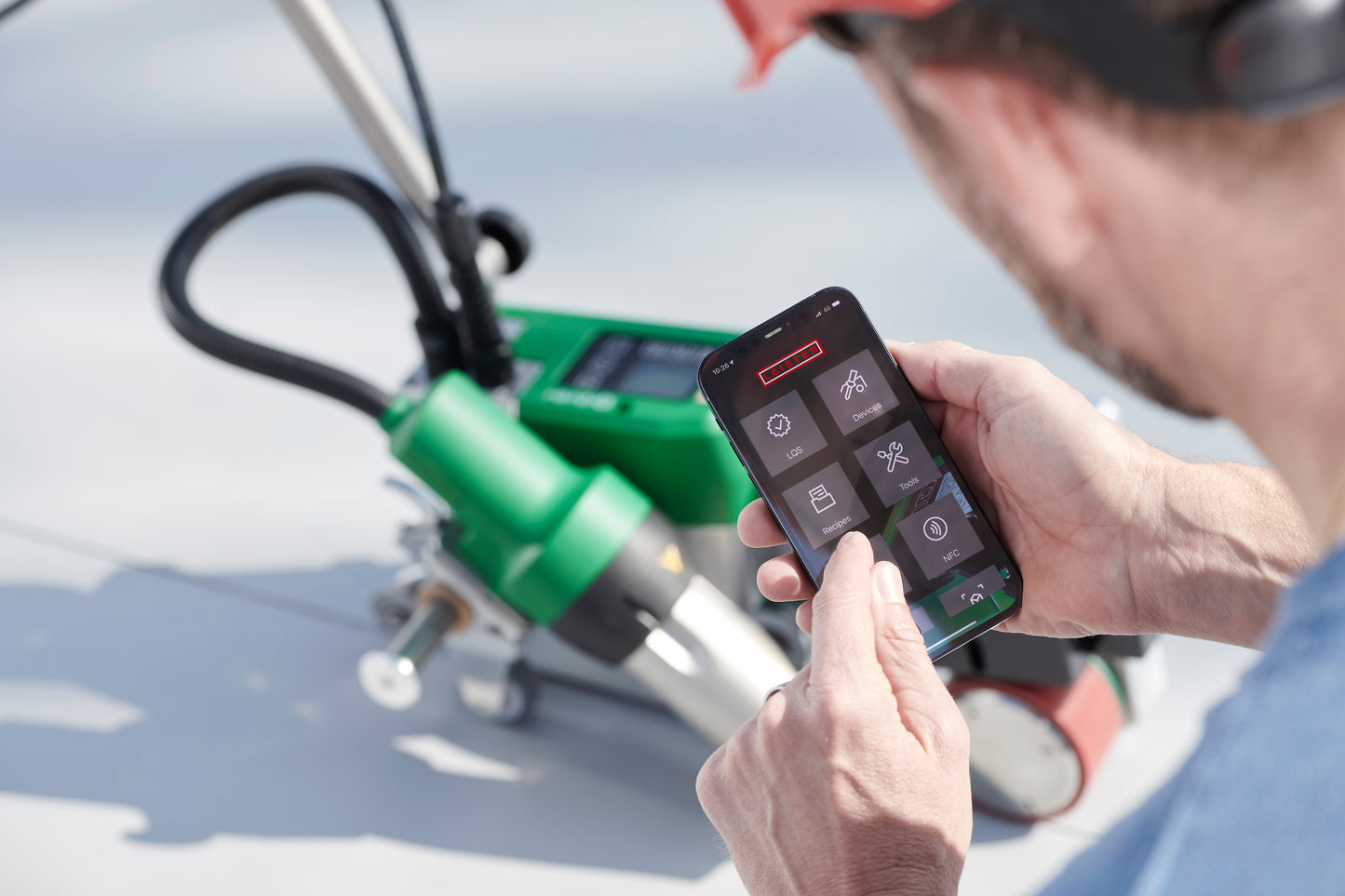 Leister Uniroof 700 lasautomaat