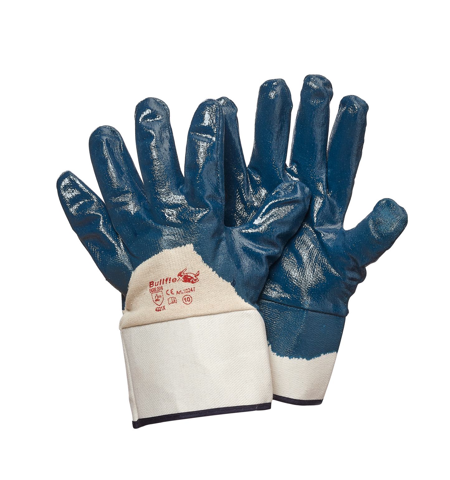 Werkhandschoenen nitril mt 10