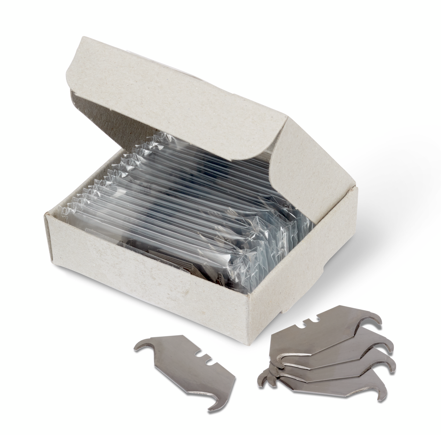 Haakmesjes stomp 100 stuks