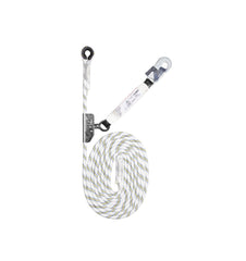 Positioneringslijn 12 mm met klem vertrager en valdemper met haken AZ002. Lengte 5, 10 en 20 meter