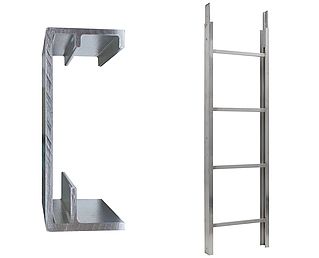 Geda ladderlelement 2888 250 kg 2 meter