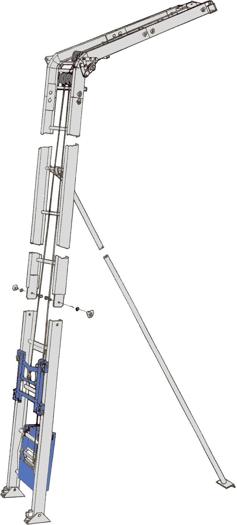 Geda ladderlelement 2888 250 kg 2 meter