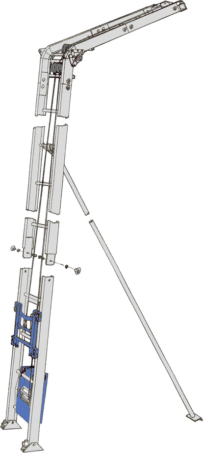 Geda ladderlelement 2888 250 kg 2 meter